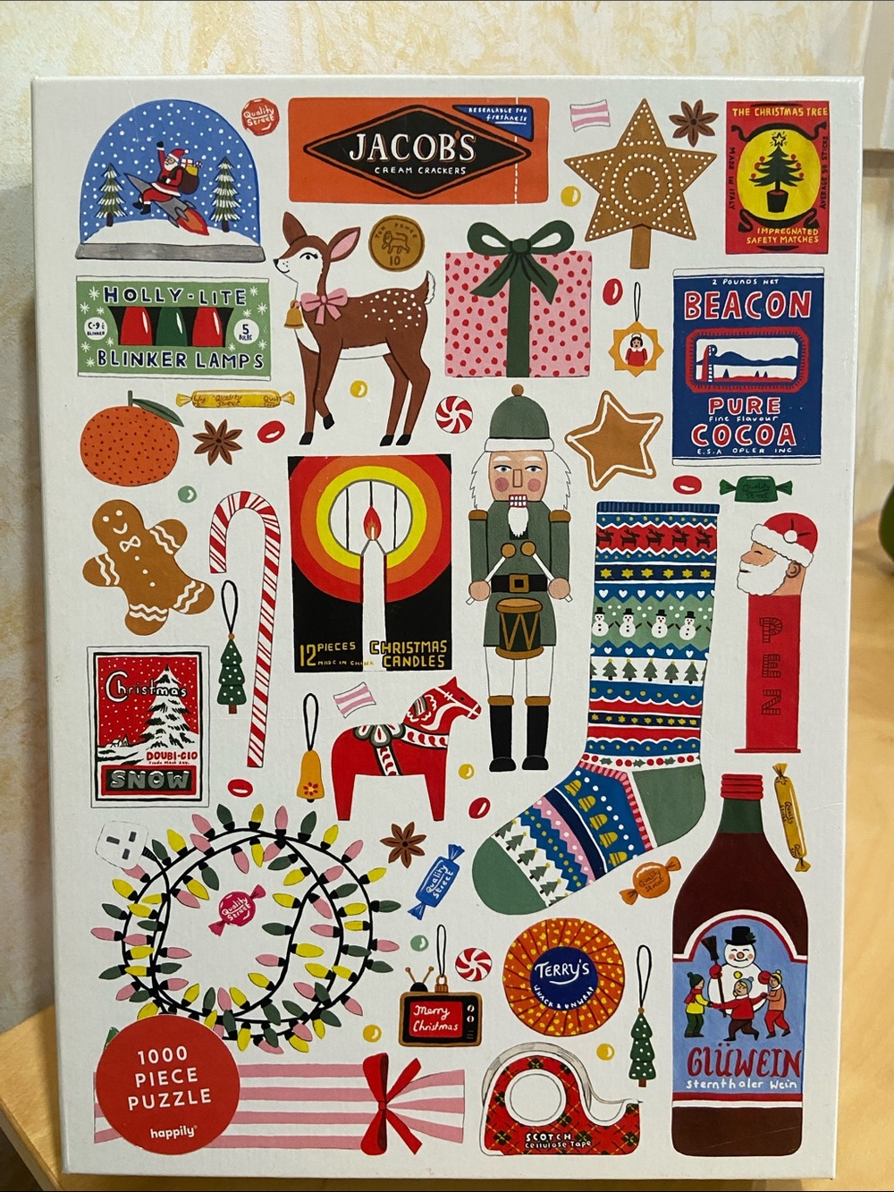Happily Christmas by Holly Maguire - 1000 Piece Puzzle